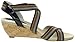 Anne Klein Sport Women's Cerisler Wedge Sandal,Black/Black,10 M US