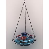 Parasol Bloom Perch Hummingbird Feeder Clear