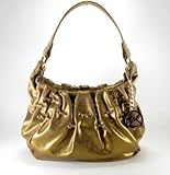 IMAGE OF Michael Kors Veronica Medium Bronze Leather Shoulder Tote