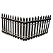 Creative Expressions 29238 Black Paper Fencing 4 count
