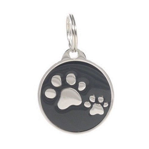 PetTouchID Smart Pet ID Tag, QR Code, NFC, GPS Location (Black)