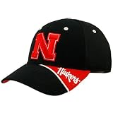 Top of the World Nebraska Cornhuskers Black Splasher One-Fit Hat