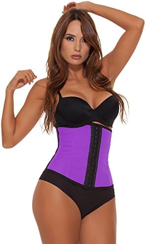 Colombian Shapewear Women's Waist Trainer Cincher Faja Colombiana Small Purple