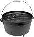 Old Mountain Pre Seasoned 10116 12 Quart Camp Oven with Flanged Lid, Feet and Spiral Bail Handle