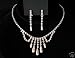 Bridal Wedding Prom Bridesmaid Necklace Clip Earring Jewelry Set crystal white pearl 41JpYXMo25L. SL75 Bridal Wedding Prom Bridesmaid Necklace Clip Earring Jewelry Set crystal white pearl