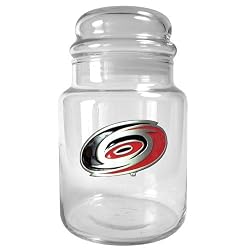 Carolina Hurricanes NHL 31oz Glass Candy Jar by Great American Products