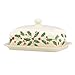 Lenox Holiday Covered Butter,Ivory