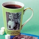There He Goes Again, Showing Off His Weiner - 14-oz Humorous Coffee Mug