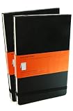 Moleskine Reporter, Large Ruled Notebook 2-Pack