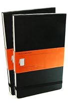 Moleskine Reporter, Large Ruled Notebook 2-Pack