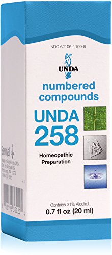 UNDA - UNDA 258 Numbered Compounds - Homeopathic Preparation - 0.7 fl oz (20 ml) UNDA - UNDA 258 Numbered Compounds - Homeopathic Preparation - 0.7 fl oz (20 ml)