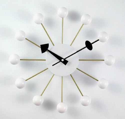 Telechron Ball Clock, White by Telechron