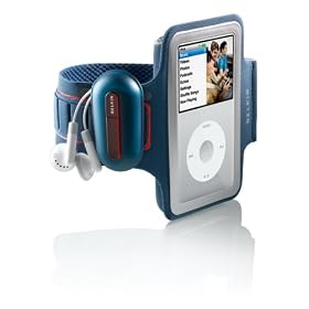 Belkin iPod Classic Sport Armband - With Cable Management - Midnight Blue