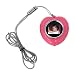 CTA Digital MI-HPNP Heart Shape Digital Photo Frame Necklace (Pink)