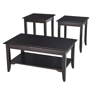 Hawthorne 3-pc Occasional Table Set - Dark Espresso