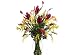 Banana Flower Heliconia and Freesia Silk Flower Arrangement