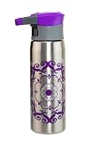 Contigo AutoSeal Stainless Steel Bottle with Carabiner Clip Handle in Medallion
