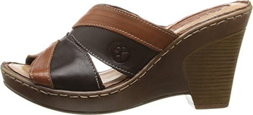 Lobo Solo Women's Rubi Brown/Cognac Leather Sandal 8 M