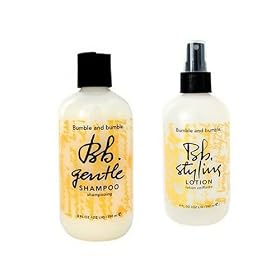 Bumble And Bumble Gentle Shampoo 8-Ounces & Bumble And Bumble Styling Lotion 8-Ounces ,  Bottle