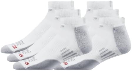 Road Runner Sports Dry-As-A-Bone Medium Low Cut 6pk, Color:White, L