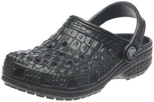Crocs Crocskin Classic Clog (Toddler/Little Kid/Big Kid),Forest/Black,12-13 M US Little Kid