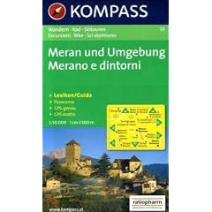Meran und Umgebung/Merano e dintorni: Wander-, Bike- und Skitourenkarte. GPS-genau. 1:50.000