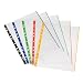 Herlitz 10914414 Prospekth�lle A4 glasklar mit farbigem Rand 50er Packung, 0,07 mm