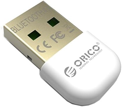ORICO BTA-403 Low Energy Wireless Bluetooth 4.0 Adapter USB Model A Micro Dongle for Windows XP Windows 7 8 32 or 64 Bit - White