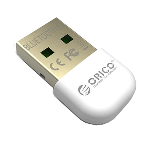 ORICO BTA-403 Low Energy Wireless Bluetooth 4.0 Adapter USB Model A Micro Dongle for Windows XP Windows 7 8 32 or 64 Bit - White