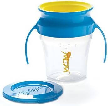 Wow Baby Wow Cup 360 Spill Free Training Cup - Blue/Yellow - 7 oz by Wow Baby