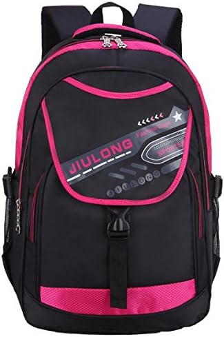 Pupils School Bag Student Backpack School Book Bag for Girls Boys (Red)