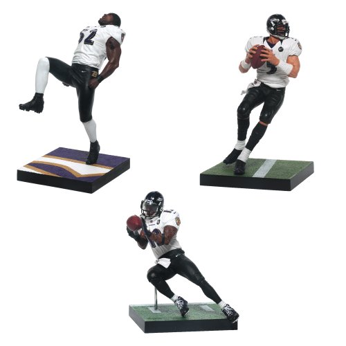 McFarlane Toys Baltimore Ravens NFL Super Bowl Action Figure, 3-Pack