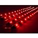 4x 30cm LED Car Flexible Waterproof Light Strip Red
