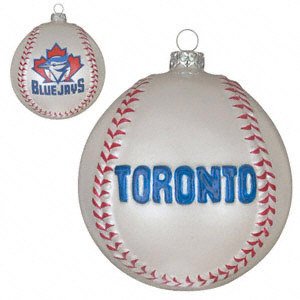 Toronto Blue Jays MLB Glass Baseball Ornament (3-inch)