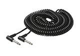 Steren 25 1/4" Coiled Guitar Cable 25 ft.