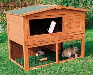 Trixie 'Natura' Large 2 story Rabbit hutch 62321 - with large enclosure & Run