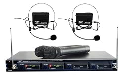 Pyle-Pro PDWM4300 4 Mic VHF Wireless Rack Mount Microphone System