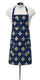  : Jessie Steele Chef's Bib Apron, Fleur De Lis