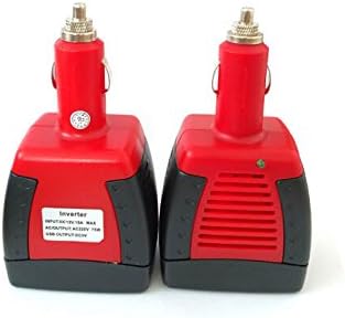 Toshare 75W Car Inverter Charger Turn 12V to 110V Converter with USB Jack