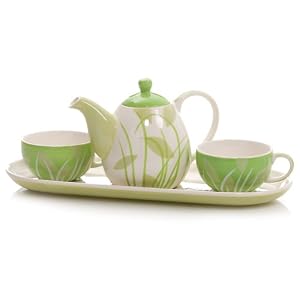 HuesNBrews Leaves of Grass Tea for Two, 1 Pack