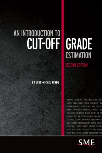 an introduction to cut off grade estimation second edition