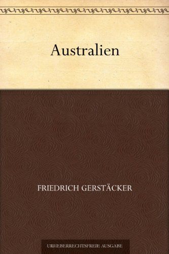 Buch - Cover Australien - Friedrich Gerstäcker - 