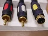 Electronics : JVC Gold Plated SCART To 2 Phono + S-Video 1.5m