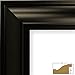 Craig Frames 21834700BK 16 by 20-Inch Picture Frame, Smooth Wrap Finish, 2-Inch Wide, Black
