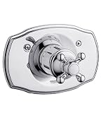 Grohe 19 615 000 Geneva Thermostatic Valve Trim with Cross Handle, StarLight Chrome
