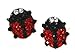 Tomas Adorable Red & Black CRYSTAL Spotted title=