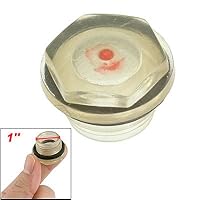 Air Compressor Fittings 25.7mm Male Thread Plastic Oil Level Sight Glass