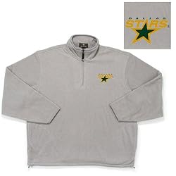 Dallas Stars NHL "Glacier" Fleece Pullover Sweatshirt (Gray Gray)