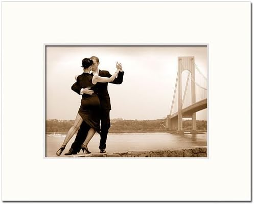 Tango by Verrazano Bridge - 8 X 10 inch Matted Art Photo Print By Igor Maloratsky