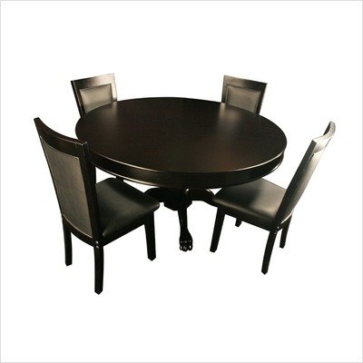Nighthawk Round Dining Top Table: Black